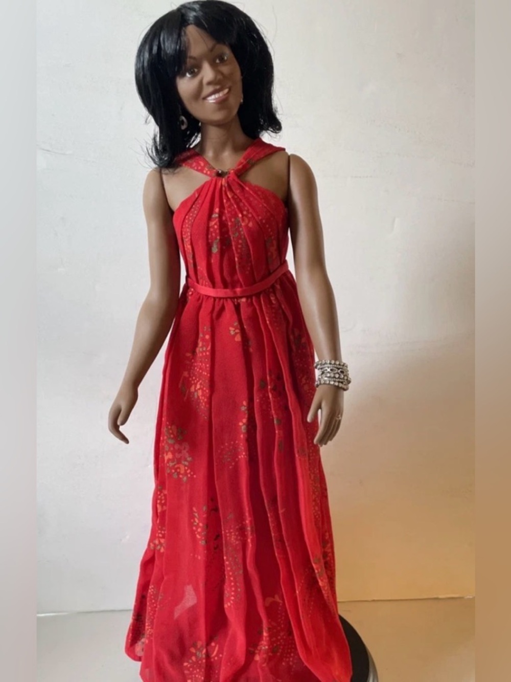 Danbury Mint Michelle Obama Inaugural Ball Gown Doll (Never taken out of box)